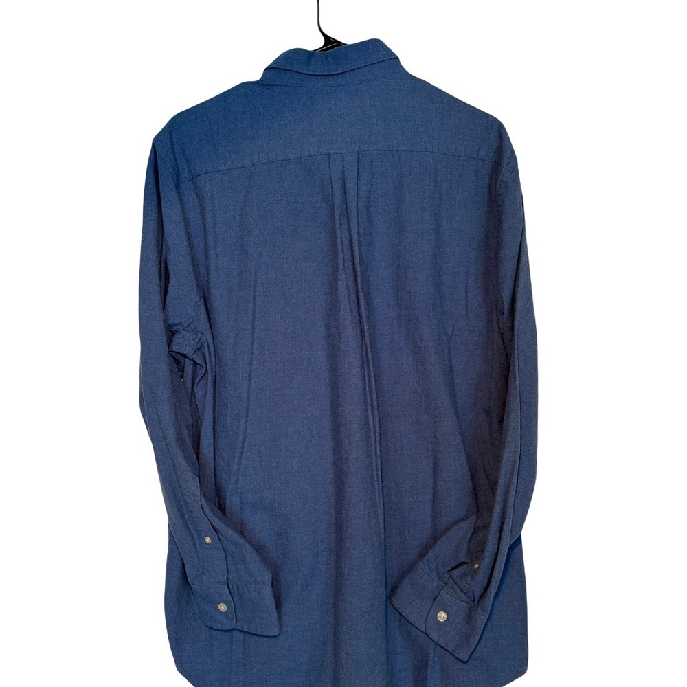 Vineyard Vines slim fit whale shirt Blue Casual button down Shirt size large - Picture 2 of 6
